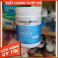 [HÀNG CHÍNH HÃNG] [giá tiền đi đôi chất lượng] Dầu cá Fish Oil 1000mg Omega 3 Healthy Care 400 viên [ĐẠT CHUẨN GPP]