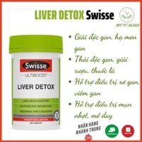 [HÀNG CHÍNH HÃNG] Giải độc gan Swisse Ultiboost Liver Detox 200 viên Mẫu mới