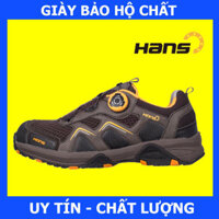 Hàng Chính Hãng Giày Bảo Hộ Hans HS-81 Prince Siêu Nhẹ, Chống Thấm Nước, Chống Đâm Xuyên, Chống Va Đập Mạnh - Nâu - 24038