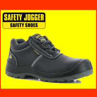 HÀNG CHÍNH HÃNG Giày Bảo Hộ Lao Động Safety Jogger Aura, Da Chất Lượng Cao, Đế Chống Đinh, Chống Tĩnh Điện ESD - Đen - 40