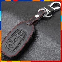 [HÀNG CHÍNH HÃNG - HÀNG SIÊU XỊN] 🔑 Bao da + móc chìa khóa các dòng xe HYUNDAI