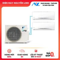 HÀNG CHÍNH HÃNG - Hệ thống máy lạnh Daikin Inverter Multi S  2 dàn lạnh  1HP  1HP - CHỈ GIAO HCM