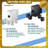 Hàng Chính Hãng -  HỆ THỐNG LOA VỆ TINH COMPACT TOA BS-301B + BS-301W