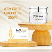 [HÀNG CHÍNH HÃNG]  KEM FACE GẠO PLUS HŨ 25gr