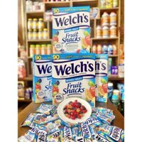 (HÀNG CHÍNH HÃNG) Kẹo Dẻo Trái Cây Welch Mỹ Hộp 2kg Bên Trong 90 Túi 25g [Hộp Nguyên 90 Túi]