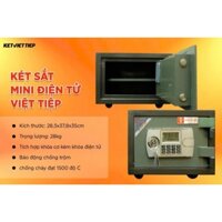 [HÀNG CHÍNH HÃNG] Két Sắt Việt Tiệp, Két Điện Tử Mini KVT16 BLN Chính Hãng Freeship