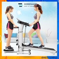 [Hàng Chính Hãng] Máy chạy bộ tại nhà cơ đa năng,máy tập chay mẫu mới 5 in 1 tặng kèm đĩa xoay eo mông cao cấp 360 độ 5.