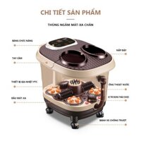 [Hàng Chính Hãng] Máy massage chân rung máy mát xa chân xoa bóp bàn chân tự động, cân bằng nhiệt, Bồn ngâm chân massage