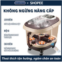 [Hàng Chính Hãng] Máy massage chân rung Bồn ngâm chân massage máy mát xa chân xoa bóp bàn chân tự động,cân bằng nhiệt