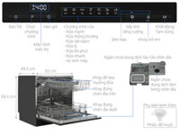 [HÀNG CHÍNH HÃNG] Máy rửa chén mini Hafele HDW-T5531B (538.21.350)