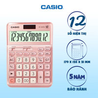[HÀNG CHÍNH HÃNG] Máy Tính Casio DF-120FM-PK Màu Hồng 12 Số