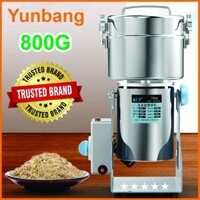 [Hàng Chính Hãng] Máy Xay Bột Khô, Ngũ Cốc, Thịt Cá Đa Năng 800G Yunbang Có Video Hướng Dẫn