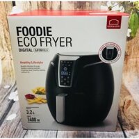 [Hàng chính hãng] - Nồi chiên không dầu Lock&Lock Digital Eco Fryer 3.2L EJF361BLK - Bảo hành chính hãng