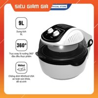 Hàng chính hãng Nồi chiên không dầu (Air fryer) NAGAKAWA NAG3302 - Dung tích 9L