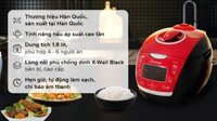 [HÀNG CHÍNH HÃNG] Nồi cơm áp suất cao tần Cuckoo 1.8 lít CRP-HUS1000F