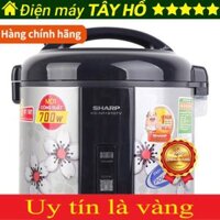 [HÀNG CHÍNH HÃNG] Nồi cơm điện Sharp nắp gài KS-NR181STV/SS