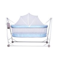 (HÀNG CHÍNH HÃNG) Nôi Điện Võng Xếp Tự Động Đại Vĩ 2 Trong 1 Tặng Màn Chống Muỗi + Võng+2 dây curoa dự phòng