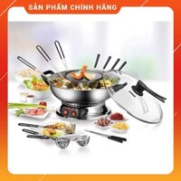 Hàng Chính Hãng Nồi Lẩu Nướng Điện 2in1 Unold (Hàng Đức) BH 12 tháng