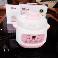 Hàng chính hãng Nồi Nấu Cháo Cho Bé SEKA GT68 - Nồi Hầm Cháo Chậm, Chưng Yến, Hầm Cách Thủy - Màu Hồng