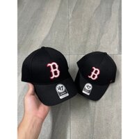 [HÀNG CHÍNH HÃNG] Nón Mũ MLB x 47 logo Detroit Tigers, From cứng, Freesize Unisex_black/white/red