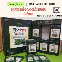 [HÀNG CHÍNH HÃNG] Nước Bổ Gan Gift Set Hovenia Dulcis Thunberg Hàn Quốc,Tăng Cường Chức Năng Của Gan /Hộp 30 Gói x 100ml