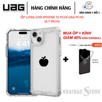 [HÀNG CHÍNH HÃNG] ỐP LƯNG CHO IPHONE 15 PLUS UAG PLYO (6.7 INCH)