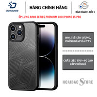 [HÀNG CHÍNH HÃNG] ỐP LƯNG DUX DUCIS AIMO SERIES PREMIUM CHO IPHONE 15 PRO - 6.1 INCH SANG TRỌNG CÁ TÍNH