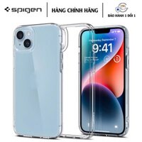 [HÀNG CHÍNH HÃNG] ỐP LƯNG IPHONE 14 SPIGEN ULTRA HYBRID CRYSTAL CLEAR trang bị công nghệ chống tia cực tím, tia hồng ngoại