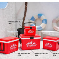 Hàng Chính Hãng Phích đá vuông16L/24L/38L Mẫu Mới, Thùng đựng đá giữ nhiệt lạnh lên tới 24 tiếng, hàng loại1