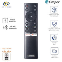[HÀNG CHÍNH HÃNG PHÍM ÊM] Điều khiển GIỌNG NÓI VOICE tivi CASPER NÚT HÀNG MỚI + TẶNG SẴN PIN