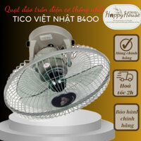 (HÀNG CHÍNH HÃNG ) Quạt đảo, treo trần 360 độ điều khiển từ xa TICO B400 ( QDT-B400 )
