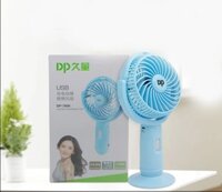 HÀNG CHÍNH HÃNG  QUẠT DP 7606 SẠC CẦM TAY – ĐỂ BÀN - KÈM ĐÈN PIN SIÊU SÁNG.