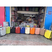 Hàng chính hãng   Rẻ vô địch Vali nhựa sọc dọc size 20.24.28 Hùng Phát. Hàng có sẵn