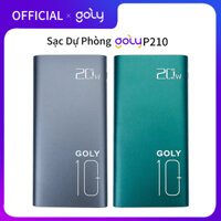 [HÀNG CHÍNH HÃNG] Sạc Dự Phòng GOLY P210 10000mAh mah chính hãng,Phiên Bản Nâng Cấp Có Dung Lượng Lớn, Hỗ Trợ Sạc Nhanh,