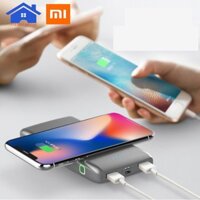 [HÀNG CHÍNH HÃNG] Sạc Dự Phòng WST Kèm Sạc không dây 10000mAh 2 USB - Sạc Dự Phòng không dây thế hệ mới 10000mah