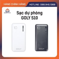 [HÀNG CHÍNH HÃNG] Sạc Dự Phòng GOLY S10 10000mAh - hỗ trợ sạc nhanh