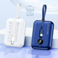 [HÀNG CHÍNH HÃNG] Sạc dự phòng Remax RPP-301 sạc nhanh 20w/22,5w cho android, iphone. 10.000mah, dây sạc tích hợp