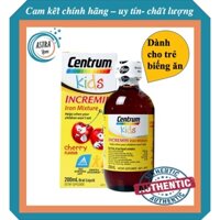 [Hàng chính hãng] Siro Centrum Kids Incremin Iron Mixture Của Úc 200ml