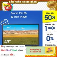 Hãng> [CHÍNH HÃNG] Smart Tivi LED SAMSUNG 32 Inch UA32T4300AKXXV - Miễn phí lắp đặt