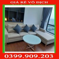 HÀNG CHÍNH HÃNG Sofa nỉ nhập khẩu góc L 2m4x1m6 cho phòng khách màu nỉ tuỳ chọn