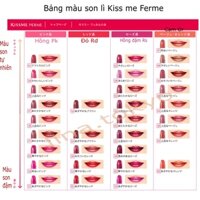 [HÀNG CHÍNH HÃNG] Son lì Kiss me FERM Proof Bright Rouge Nhật Bản nội địa son dưỡng môi sáng bóng 3.8g