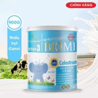 [HÀNG CHÍNH HÃNG] Sữa bột Biomi Mát Step 3 900gr – Dành cho trẻ bị thiếu Canxi