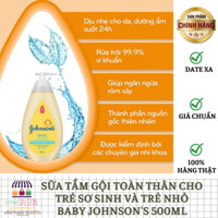 [HÀNG CHÍNH HÃNG] Sữa Tắm Gội Cho Trẻ Sơ Sinh Và Trẻ Nhỏ Baby Jonhson's 500ML