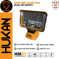 [HÀNG CHÍNH HÃNG] Thân bóng đèn pin LED HUKAN 70W. Sử dụng bóng led siêu sáng, độ tỏa ánh sáng rộng, Soi xa đến 15 m