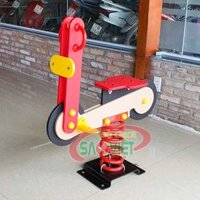 [HÀNG CHÍNH HÃNG] Thú nhún lò xo motor bằng nhựa PE cho bé S12N65