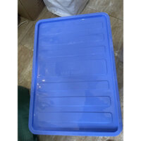 Hàng Chính Hãng Thùng nhựa có nắp, sóng nhựa có nắp đựng bát, cất đồ 60L, 80L, 100L