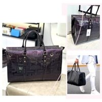 [HÀNG CHÍNH HÃNG]-Túi trống du lịch [HOTTREND] WJ Accessories duffle bag- [TÚI DU LỊCH XUẤT XỊN]-màu tím than sang chảnh