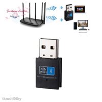 Hàng chính hãng Usb Chuyển Đổi Không Dây Kết Nối Wifi Bluetooth 4.0 2 Trong 1 150mbp Cho Máy Tính