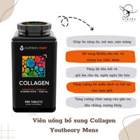 [Hàng Chính Hãng] Viên uống bổ sung collagen Youtheory dành cho nam giới, Collagen Men Youtheory 390 viên của Mỹ