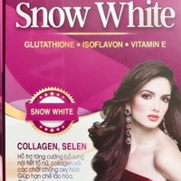 hàng chính hãng: viên uống colagen snow white.